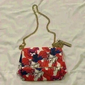 Kate Landry Tropical Floral‎ Chain Crossbody Bag